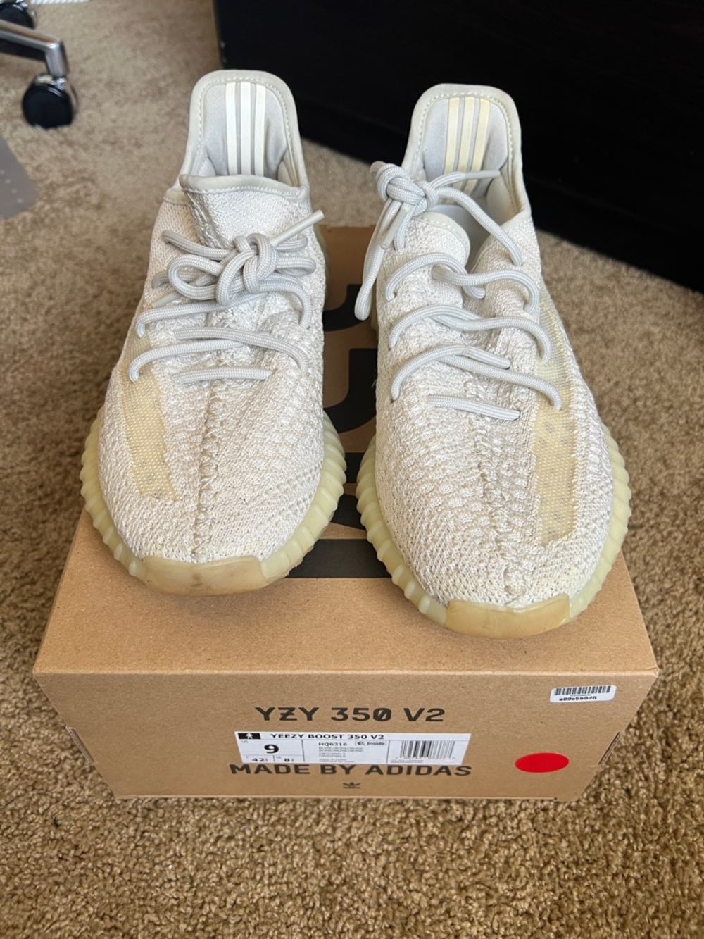 adidas Yeezy Boost 350 V2 bone/Knit Sneakers
